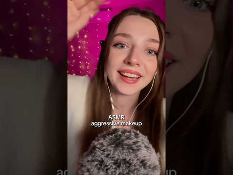 ASMR aggressive makeup #asmr #asmrsounds #asmrrelax #asmrtingles #asmrsleep #relax #tingles