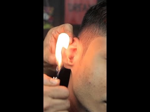 Fire Therapy Head Massage ,Neck Crack ,Ear Crack ,Spine Crack ,Elbow Crack ASMR Massage #shorts