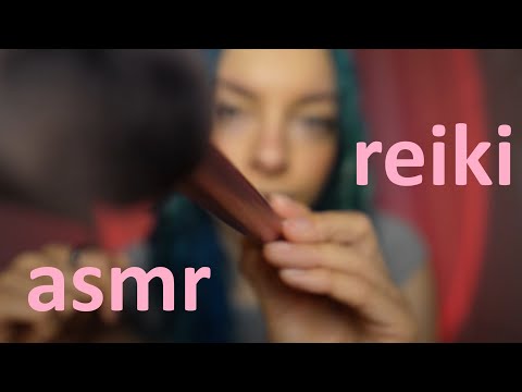ASMR Reiki BRUSHING and scrubbing away negative energy