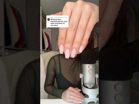 ASMR My Nail Shape / What I Ask For at the Nail Salon