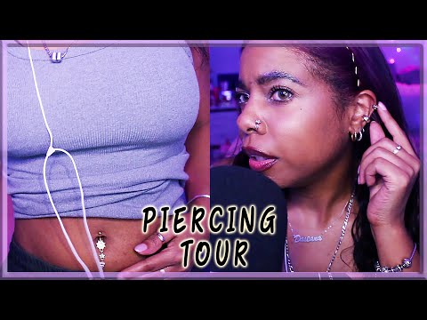 ASMR✨ PIERCING TOUR 💎 Showing You My Piercings (Whispering)