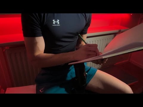 ASMR Drawing You (male asmr, whispering, tapping, background sounds)