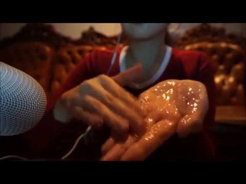 [ASMR] (No Talking) Aloe Gel Massage Sound, 알로에 젤 손 마사지