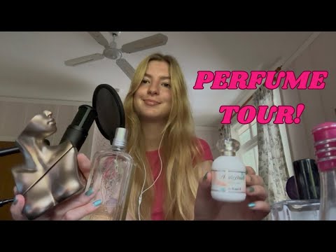 ASMR perfume collection | rambling, tapping, lid sounds ♡