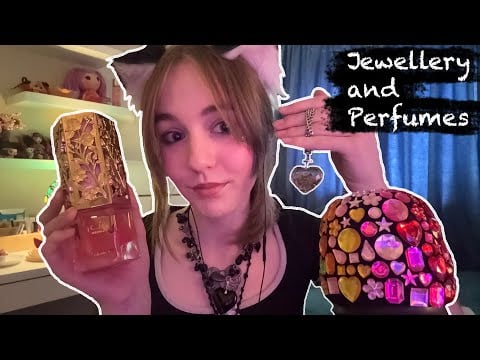 (ASMR) Playing With Jewellery And Perfume Bottles