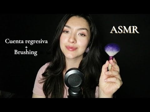 ASMR Cuenta regresiva + Brushing para DORMIR profundamente✨