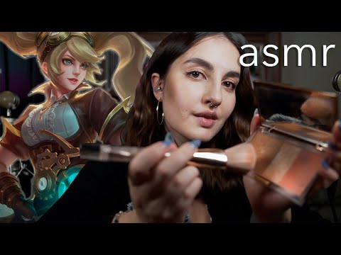 asmr en español - TE MAQUILLO para tu COSPLAY de Layla - Ale ASMR x MLBB