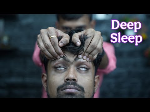 Calming ASMR: Forehead & Ear Massage for Deep Relaxation & Deep Sleep #earmassage #foreheadmassage