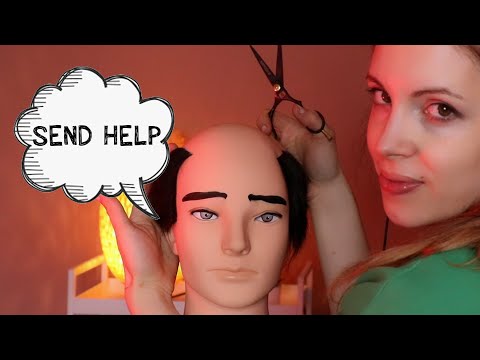 ASMR | Mens Haircut | Fixing Your Bald Spot