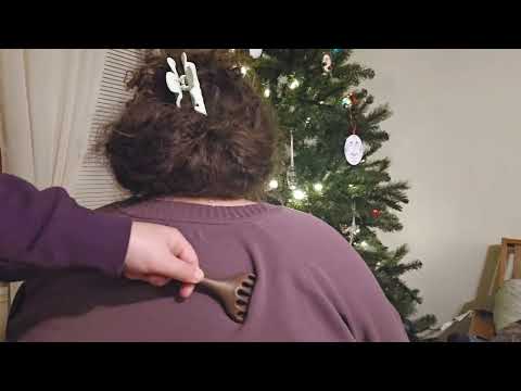 🌲 ASMR Back Massage + Shirt Fixing & Back Tracing (No Talking) 🌲