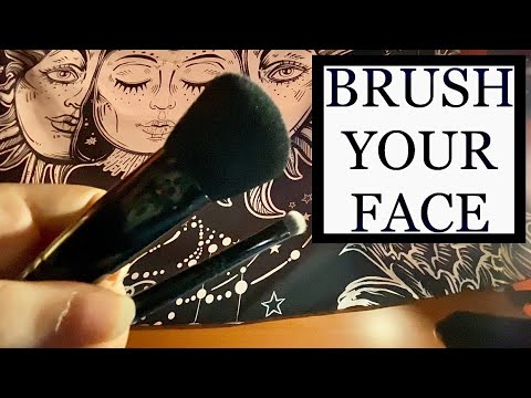 ASMR Face brushing, intense camera brushing. Slow & Fast. Lofi. Actual camera touch. Visual triggers