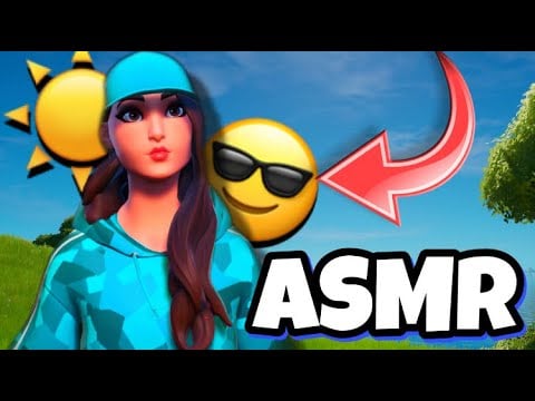 ASMR FRANÇAIS sur FORTNITE je lis des mots déclencheur d'été très proche du micro pour t'endormir☀️😴