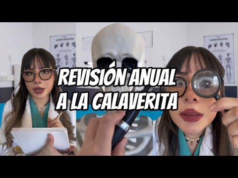 Versión Larga - Pov: viniste a tu revisión anual pero ya eres una calaverita 💕 #asmr #diademuertos