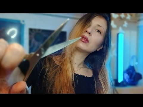 ASMR | Hair treatment and scalp check| Hair cut 💇‍♂️ ✂️