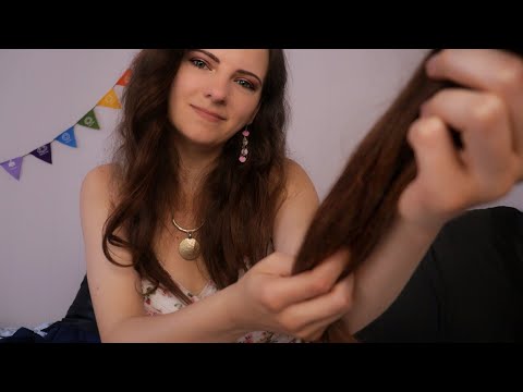 ASMR | Playing with Your Hair ⭐ Head Massage