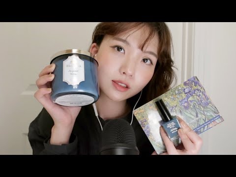 [ASMR] 11월의 최애템 소개하고 탭핑하기 (non BGM + BGM) / November Favorite item talking & tapping asmr