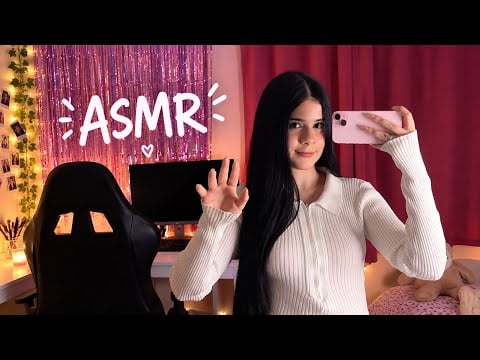 asmr no espelho do meu quarto