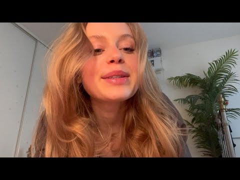ASMR doing your makeup...speaking French/  English