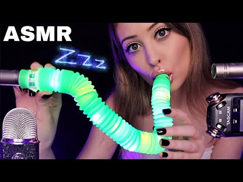 ASMR: BRUITS DE BOUCHE & INAUDIBLE ULTRA PUISSANT 😍 (intense echo, tapping,visuel..)