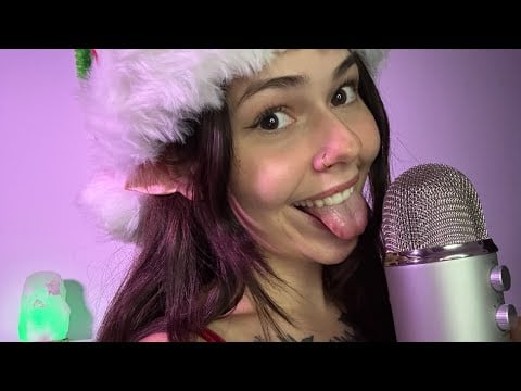ASMR Elf Does Mouth Sounds!!🎄