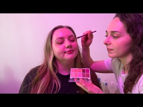 ASMR Soft Spoken Real Person Makeup Application ✨ Relaxing ASMR for Sleep & Tingles