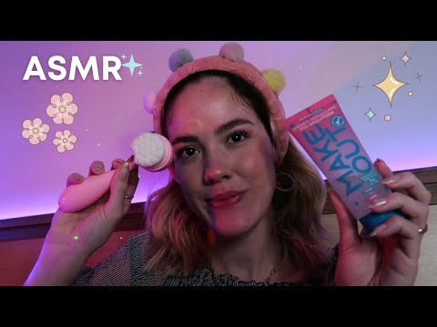 ASMR SKINCARE NOTURNO PARA VOCÊ DORMIR CALMINHA 💞