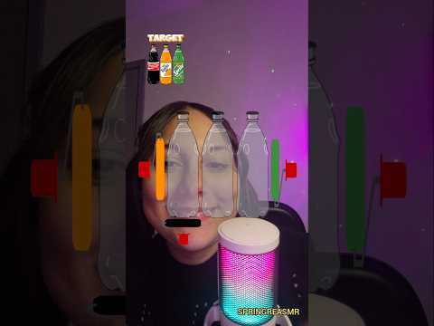 ASMR | Vamos colorir as bebidas? 🥤 #shorts