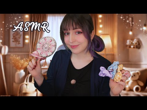 ⭐ASMR Mamá te prepara para tu primer día de clases 🎀💖 (soft spoken, maquillaje y mimos)