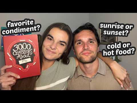 My Boyfriend Tries ASMR for the First Time | Asking Each Other Personal Questions