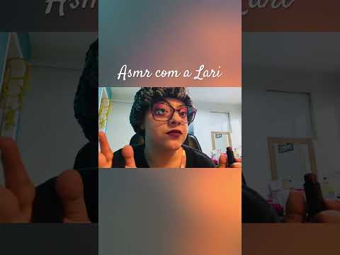 ASMR com a Lari - testando batons #asmr #makeup #maquiagem #dailyvlog #daily #asmrvideo