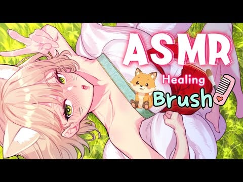 [ASMR] 당신만을 위한🦊구미호의 은밀한 브러싱 | 귀가 간지러운 속삭임  | Deep mic brushing for relaxation (Sub)