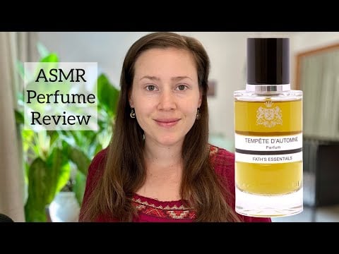 ASMR Perfume Review - Jacques Fath Tempete d'Automne - Glass Tapping & Whispered