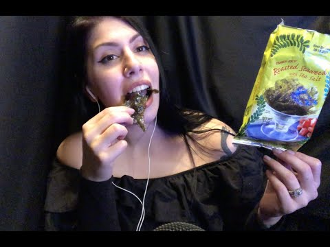 ASMR eating crunchy snacks