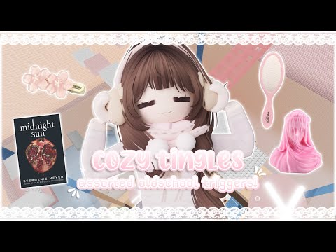 ꒰ roblox asmr 🌸꒱ the COZIEST assorted triggers ♡ unique tingles for sleep!