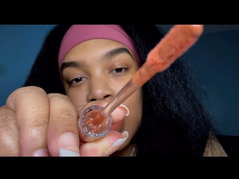 ASMR | Tingly Lipgloss Application 💋| brieasmr 