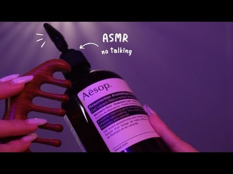 ASMR no talking ~ Midnight SPA ~ first person skincare (layered sounds)
