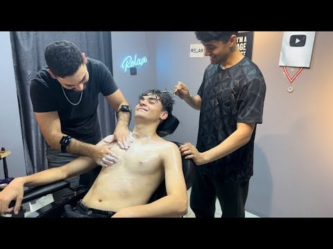 Barber ASMR Massage Session (No Talkiing)