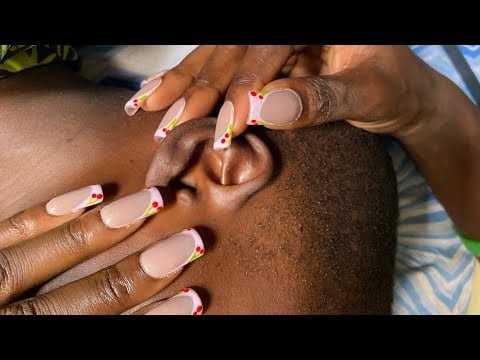 ASMR SUPER ATTENTIVE DEEP EAR CLEANING - RAIN SOUND