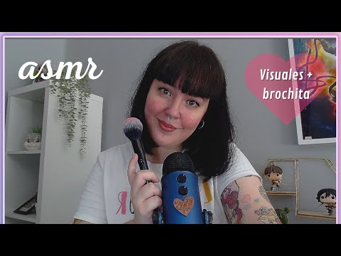 ASMR | Visuales con mimitos + brocha | Relax, Susurros