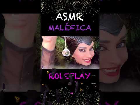 🎃🌙ASMR MALÉFICA😈 ROLEPLAY #shorts #asmr #halloween #maleficent #asmrroleplay #asmrhalloween