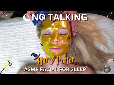 No Talking Asmr Harry Potter sleep facial with kaylee dudley #asmr