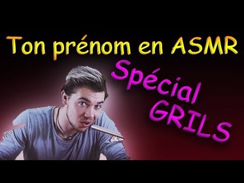 Asmr : Chuchote ton prénom Spécial Girls !🍀🍀