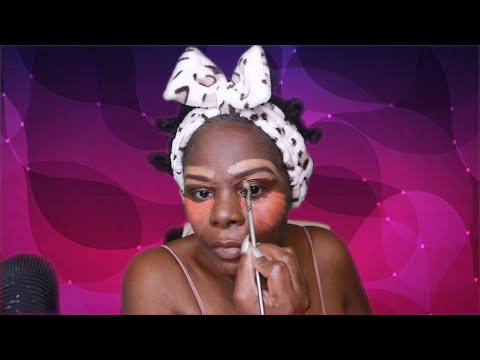 MAKEUP TUTORIAL ASMR GUM CHEWING NO TALKING