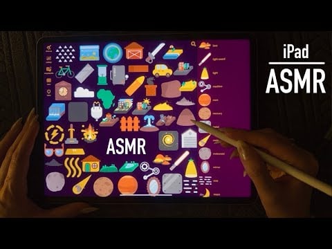 😴 iPad ASMR - (Little Alchemy 2) Let's DISCOVER the world from Scratch - Clicky Whispers