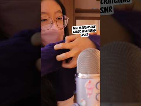 Subscribe for more fabric scratching ASMR #asmrfastandaggressive #asmrscratching