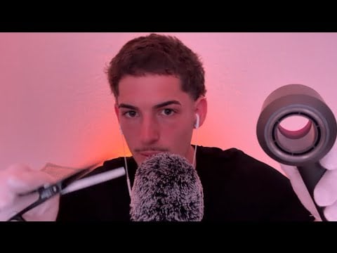 ASMR - ROLEPLAY COIFFEUR RÉALISTE (je te fais une frange rideaux et tu pleure)