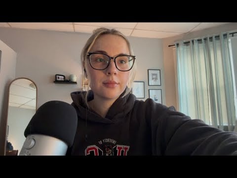 ASMR whispered eat lunch w me |Love is Blind S10 and Tell Me Lies Ramble| 