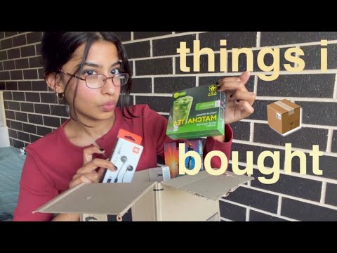 Things i got from Amazon | Random Haul ASMR