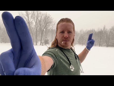 ASMR | Cranial Nerve Exam In A Snow Storm