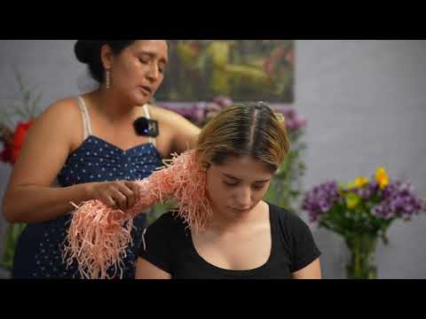Masaje ASMR de Doña Esperanza con susurros y sonidos ASMR relajantes para dormir profundamente
